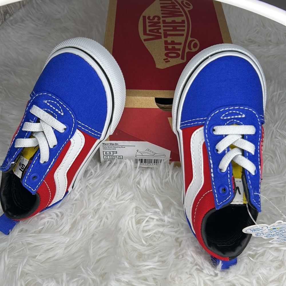 NIB COLOR BLOCK VANS 1 pair - Picture 7 of 7